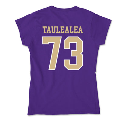 Washington - NCAA Football : Champ Taulealea - Soft Style Women’s T-Shirt-1