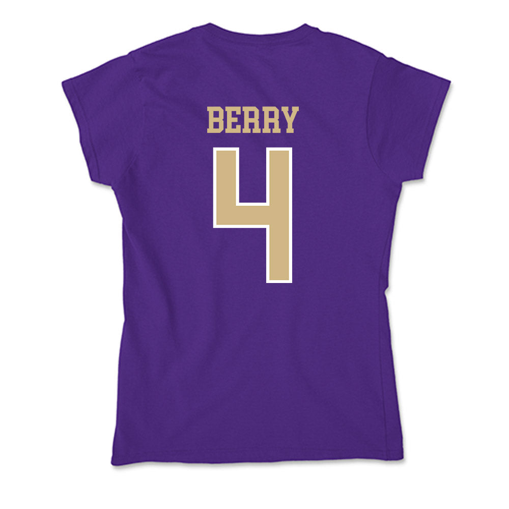 Washington - NCAA Women's Volleyball : Ava jo Berry - Soft Style Women’s T-Shirt-1
