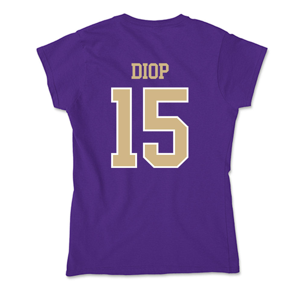 Washington - NCAA Men's Soccer : Mani Diop - Soft Style Women’s T-Shirt-1