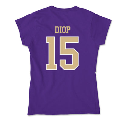 Washington - NCAA Men's Soccer : Mani Diop - Soft Style Women’s T-Shirt-1