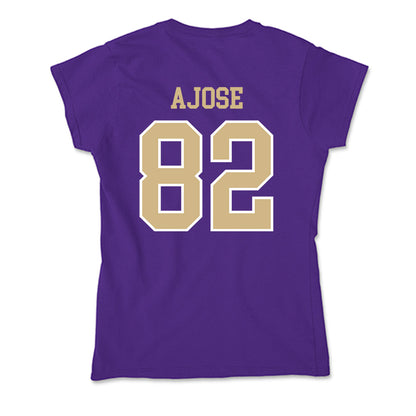 Washington - NCAA Football : Deji Ajose - Soft Style Women’s T-Shirt-1