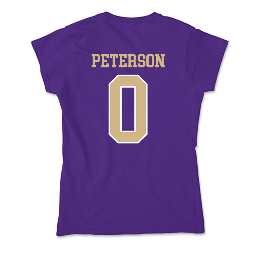 Washington - NCAA Men's Basketball : Quimari Peterson - Soft Style Women’s T-Shirt-1