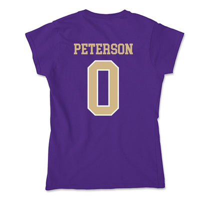 Washington - NCAA Men's Basketball : Quimari Peterson - Soft Style Women’s T-Shirt-1