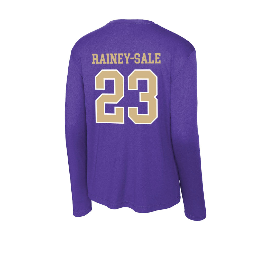 Washington - NCAA Football : Zaydrius Rainey-Sale - Activewear Long Sleeve T-Shirt-1