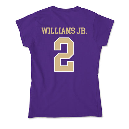 Washington - NCAA Football : Demond Williams Jr. - Soft Style Women’s T-Shirt-1