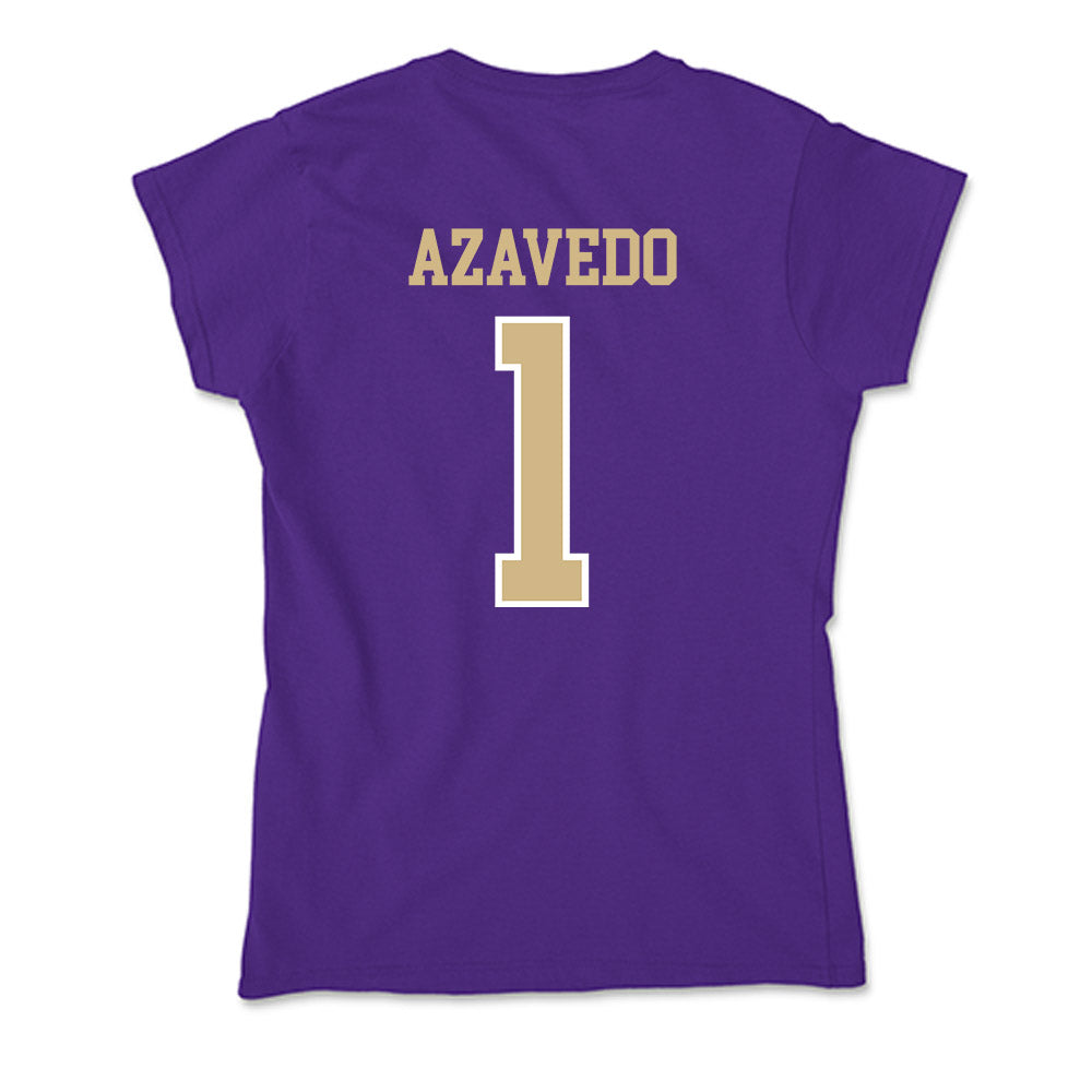 Washington - NCAA Women's Volleyball : Addy Azavedo - Soft Style Women’s T-Shirt-1