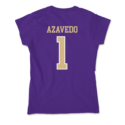 Washington - NCAA Women's Volleyball : Addy Azavedo - Soft Style Women’s T-Shirt-1