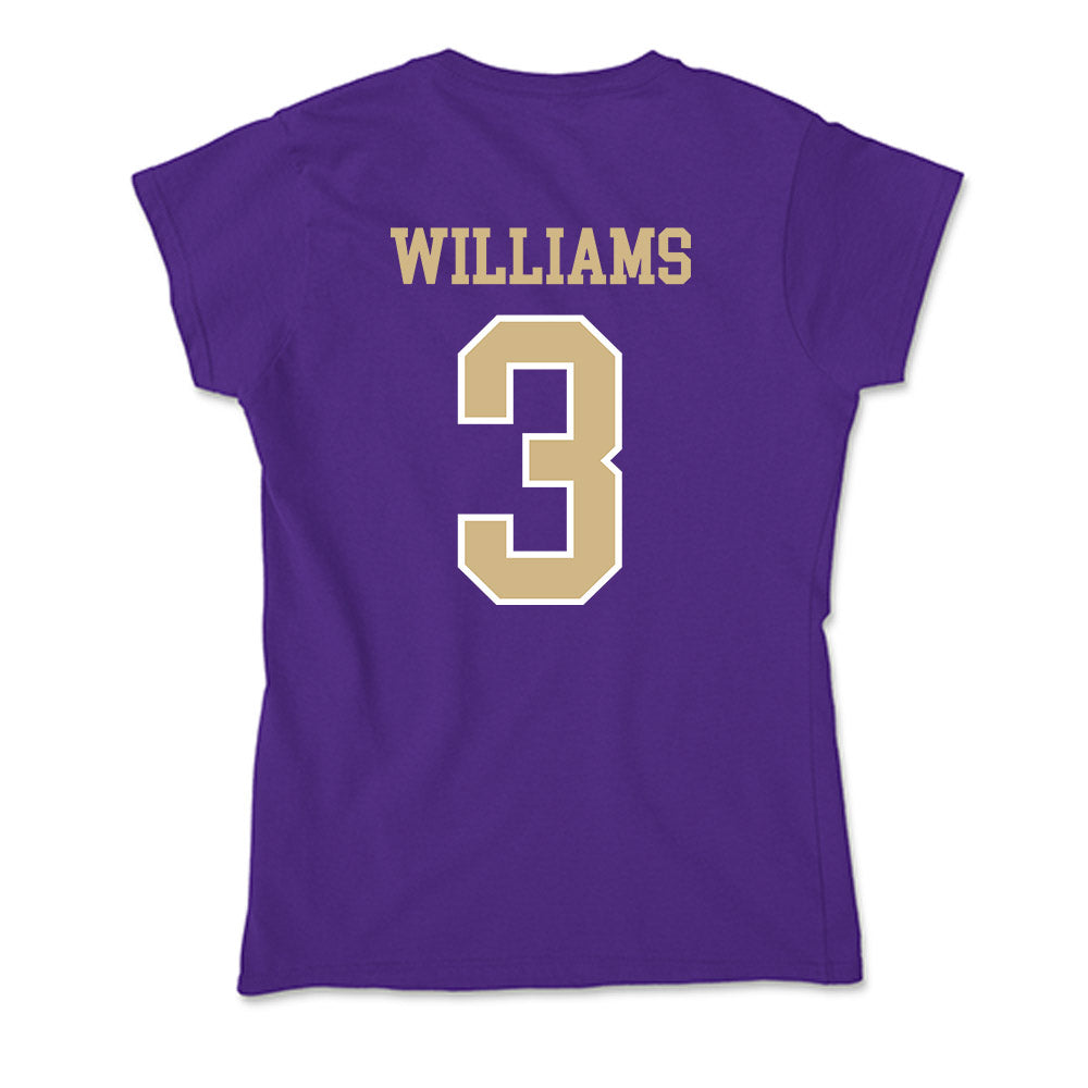 Washington - NCAA Football : Rashid Williams - Soft Style Women’s T-Shirt-1