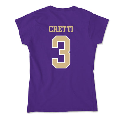 Washington - NCAA Baseball : Chase Cretti - Soft Style Women’s T-Shirt-1