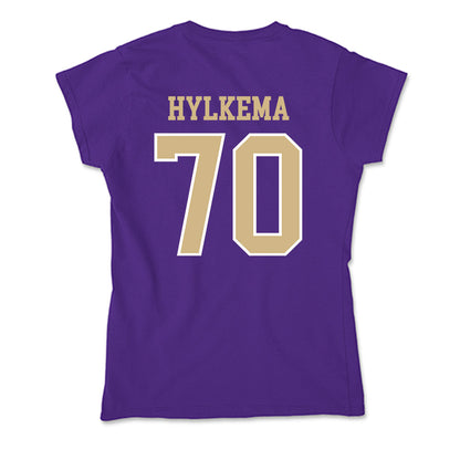 Washington - NCAA Football : Justin Hylkema - Soft Style Women’s T-Shirt-1