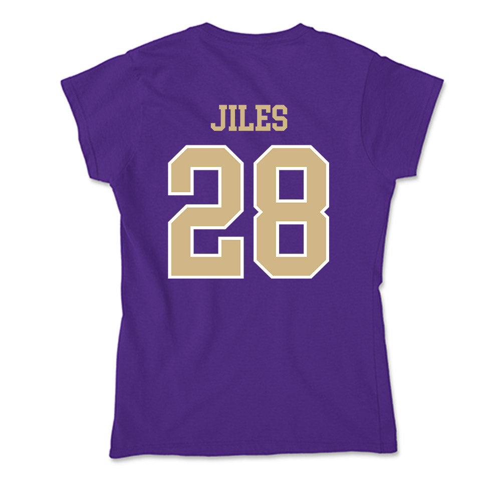 Washington - NCAA Football : Ksani Jiles - Soft Style Women’s T-Shirt-1