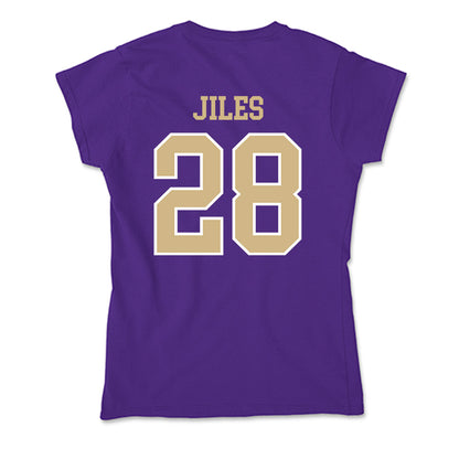 Washington - NCAA Football : Ksani Jiles - Soft Style Women’s T-Shirt-1