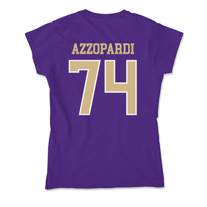 Washington - NCAA Football : Drew Azzopardi - Soft Style Women’s T-Shirt-1