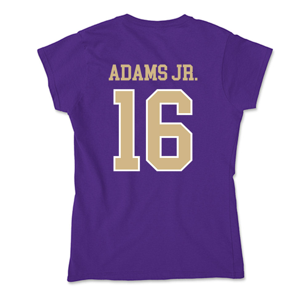 Washington - NCAA Football : Ramonz Adams Jr. - Soft Style Women’s T-Shirt-1