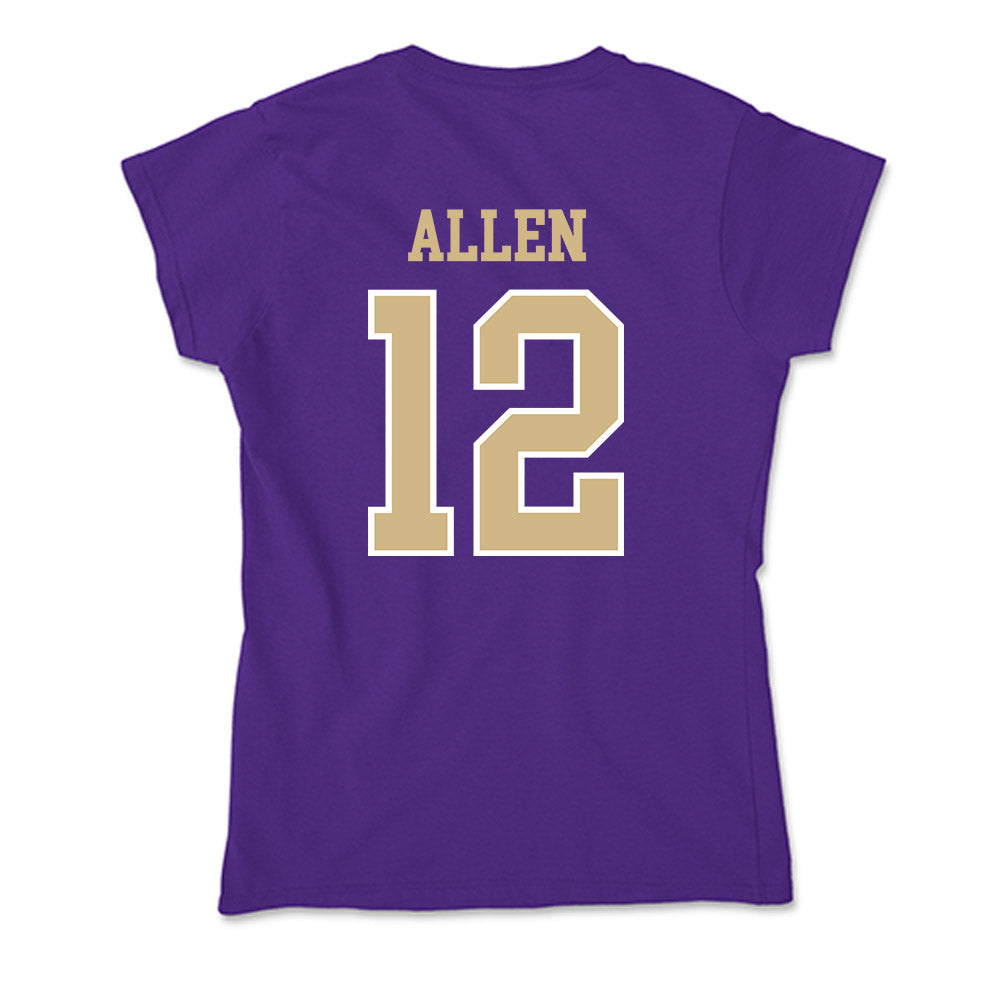Washington - NCAA Beach Volleyball : Teila Allen - Soft Style Women’s T-Shirt-1