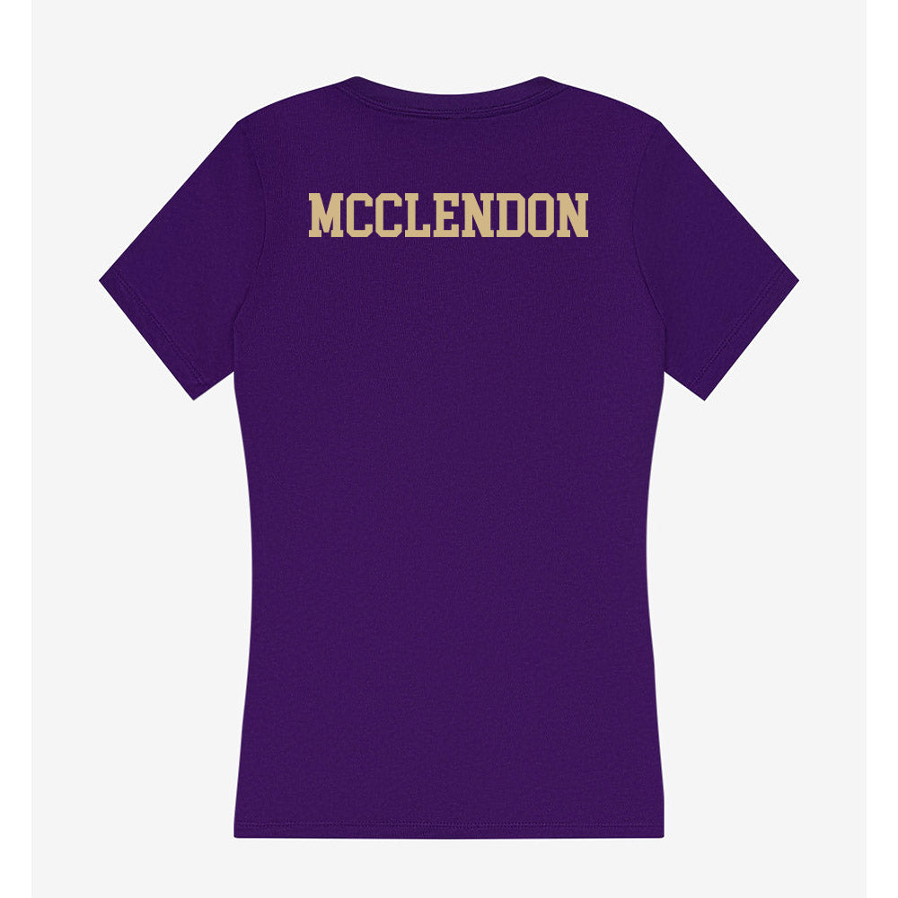 Washington - NCAA Football : Kai McClendon - Women's V-Neck T-Shirt-1