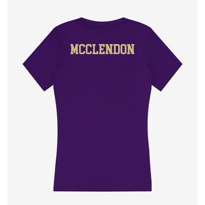 Washington - NCAA Football : Kai McClendon - Women's V-Neck T-Shirt-1