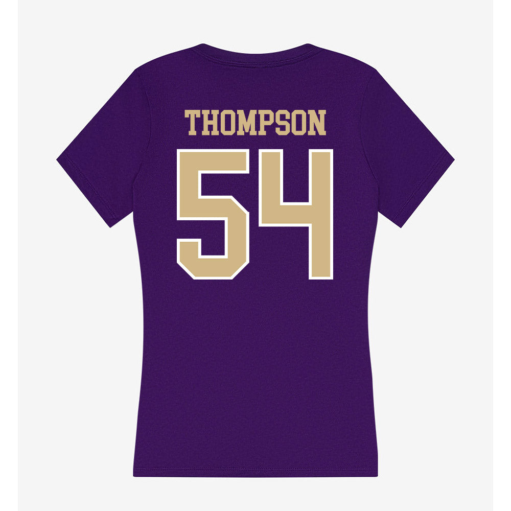 Washington - NCAA Football : Anterio Thompson - Women's V-Neck T-Shirt-1
