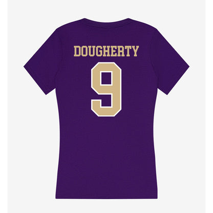 Washington - NCAA Baseball : Aidan Dougherty - Women's V-Neck T-Shirt-1
