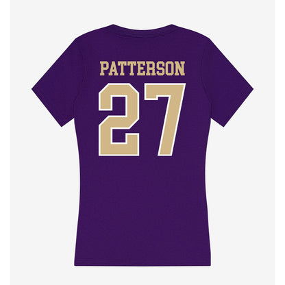 Washington - NCAA Softball : Zuri Patterson - Women's V-Neck T-Shirt-1