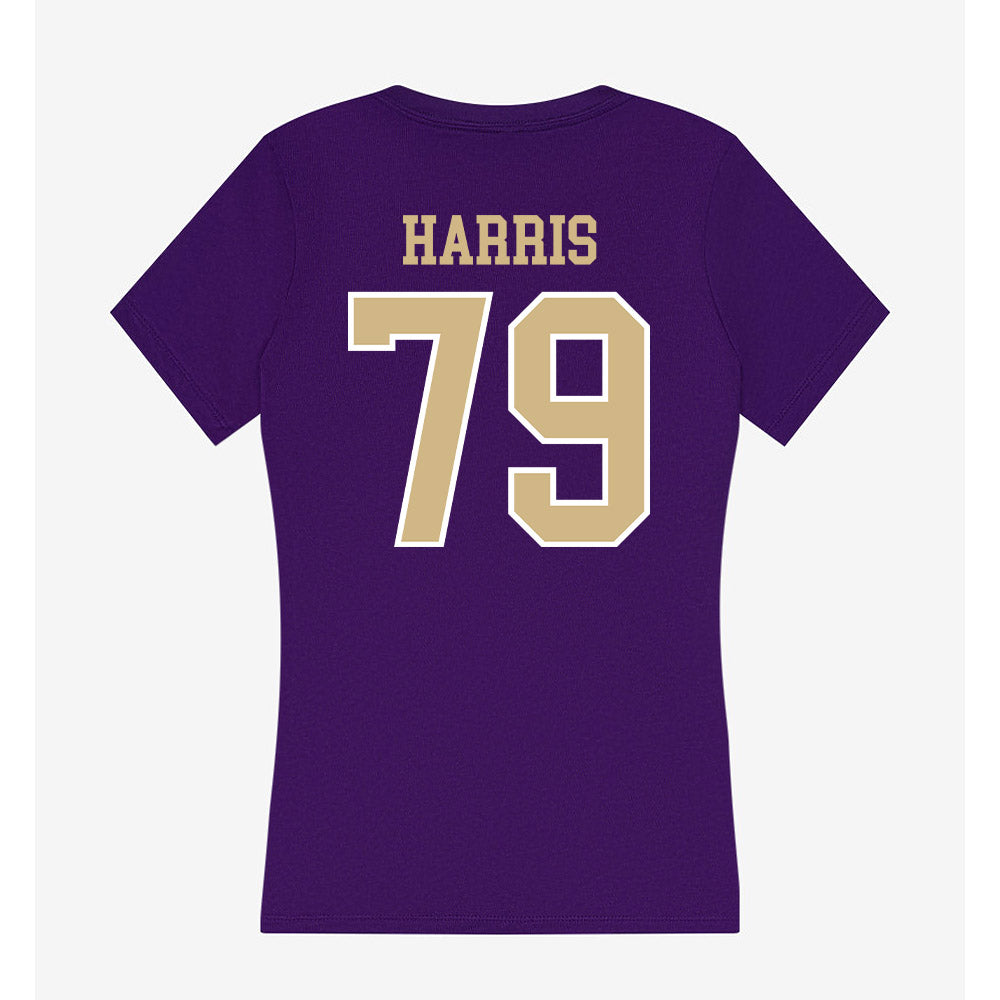 Washington - NCAA Football : Dominic Harris - Women's V-Neck T-Shirt-1