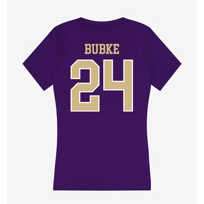 Washington - NCAA Softball : Jade Bubke - Women's V-Neck T-Shirt-1