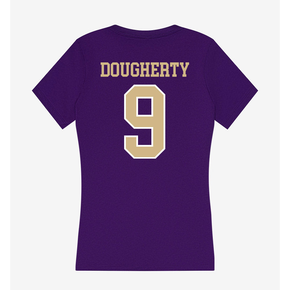 Washington - NCAA Baseball : Aidan Dougherty - Women's V-Neck T-Shirt-1