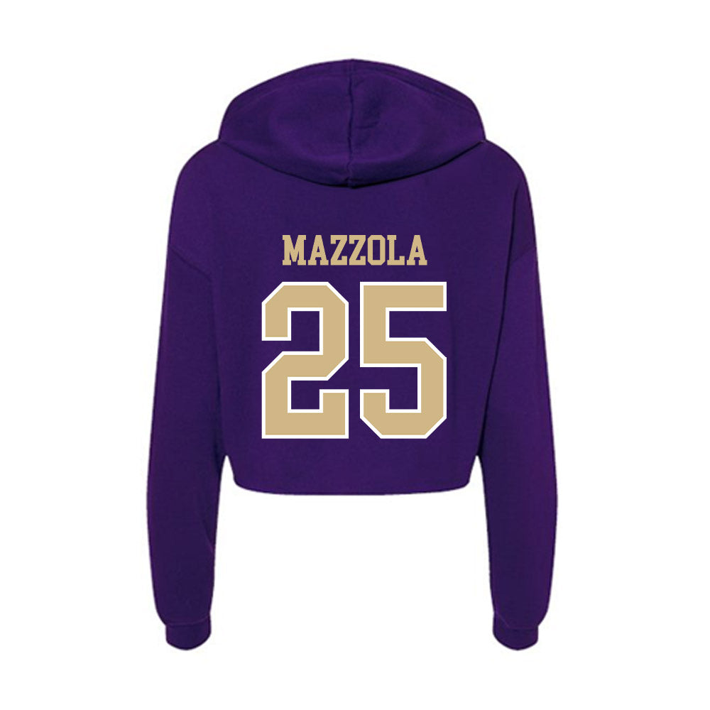 Washington - NCAA Softball : Sophi Mazzola - Women's Crop Fleece Hoodie-1