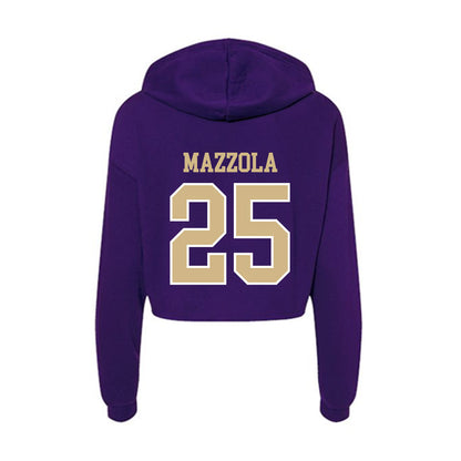 Washington - NCAA Softball : Sophi Mazzola - Women's Crop Fleece Hoodie-1