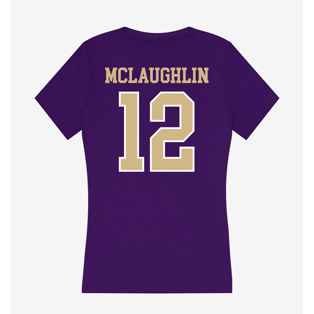 Washington - NCAA Football : Alex McLaughlin - Women's V-Neck T-Shirt-1