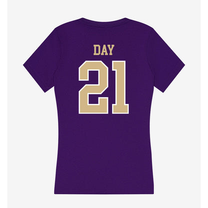 Washington - NCAA Football : Gavin Day - Women's V-Neck T-Shirt-1