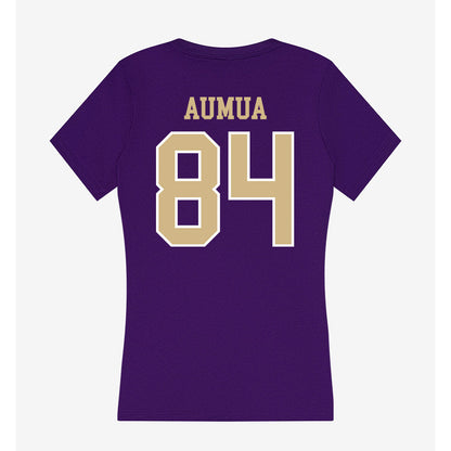Washington - NCAA Football : Kekua Aumua - Women's V-Neck T-Shirt-1