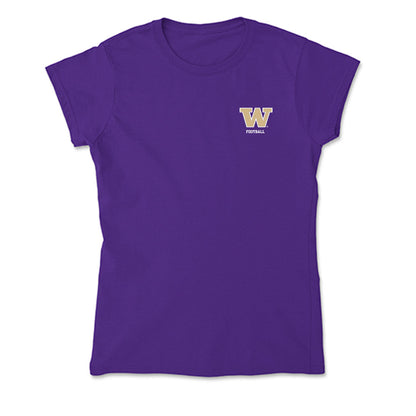 Washington - NCAA Football : Soane Faasolo - Soft Style Women’s T-Shirt-0