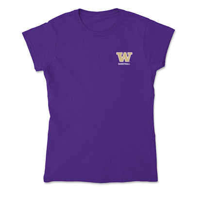 Washington - NCAA Women's Basketball : Chloe Briggs - Soft Style Women’s T-Shirt-0