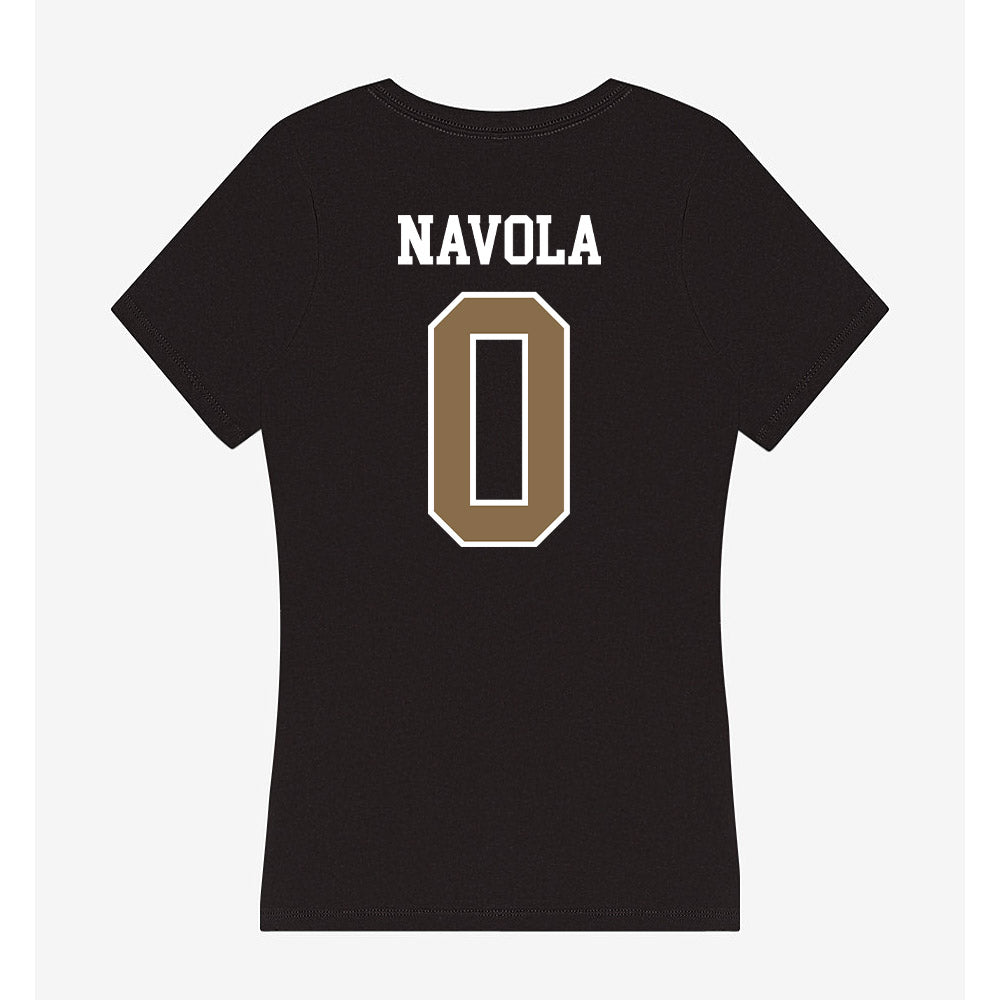 Wofford - NCAA Women's Soccer : Elizabeth Navola - Women's V-Neck T-Shirt-1