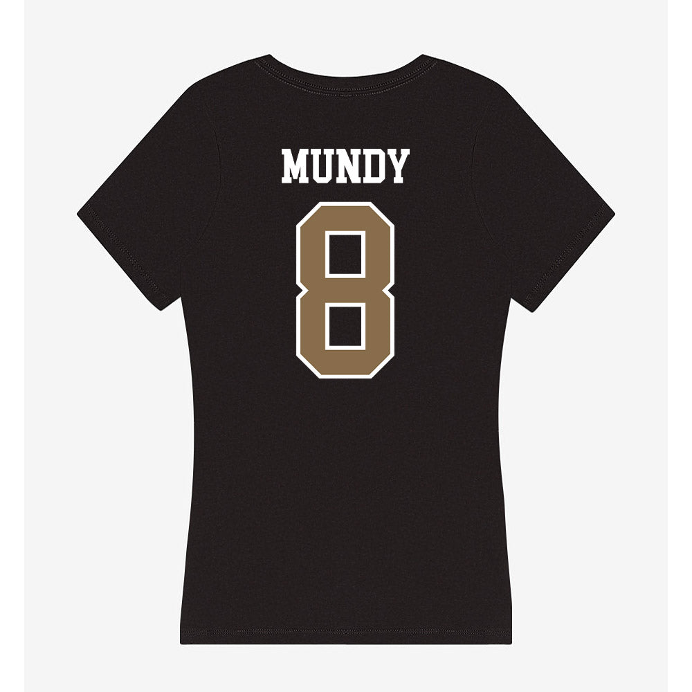 Wofford - NCAA Women's Basketball : Gabby Mundy - Women's V-Neck T-Shirt-1