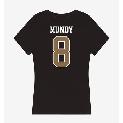 Wofford - NCAA Women's Basketball : Gabby Mundy - Women's V-Neck T-Shirt-1