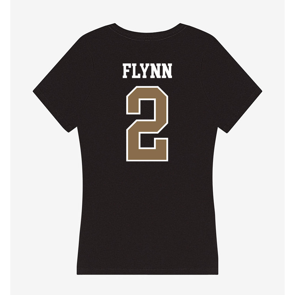 Wofford - NCAA Men's Basketball : Luke Flynn - Women's V-Neck T-Shirt-1
