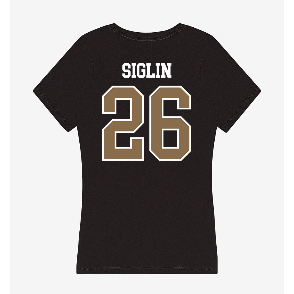 Wofford - NCAA Women's Lacrosse : Morgan Siglin - Women's V-Neck T-Shirt-1