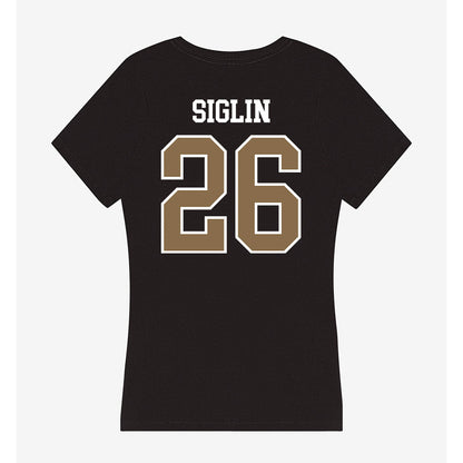 Wofford - NCAA Women's Lacrosse : Morgan Siglin - Women's V-Neck T-Shirt-1