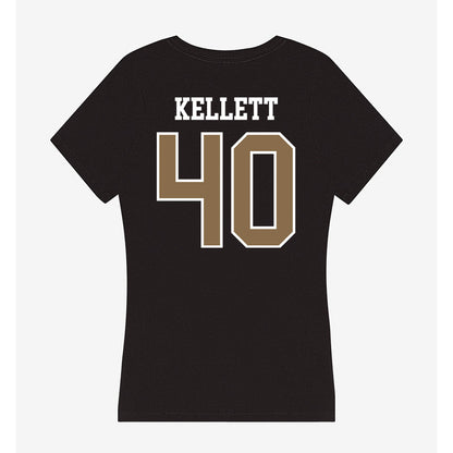 Wofford - NCAA Football : Seabrook Kellett - Women's V-Neck T-Shirt-1
