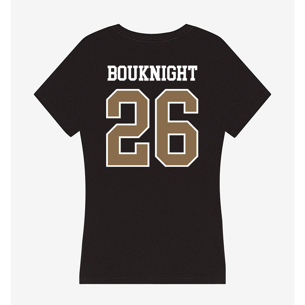 Wofford - NCAA Baseball : Cade Bouknight - Women's V-Neck T-Shirt-1