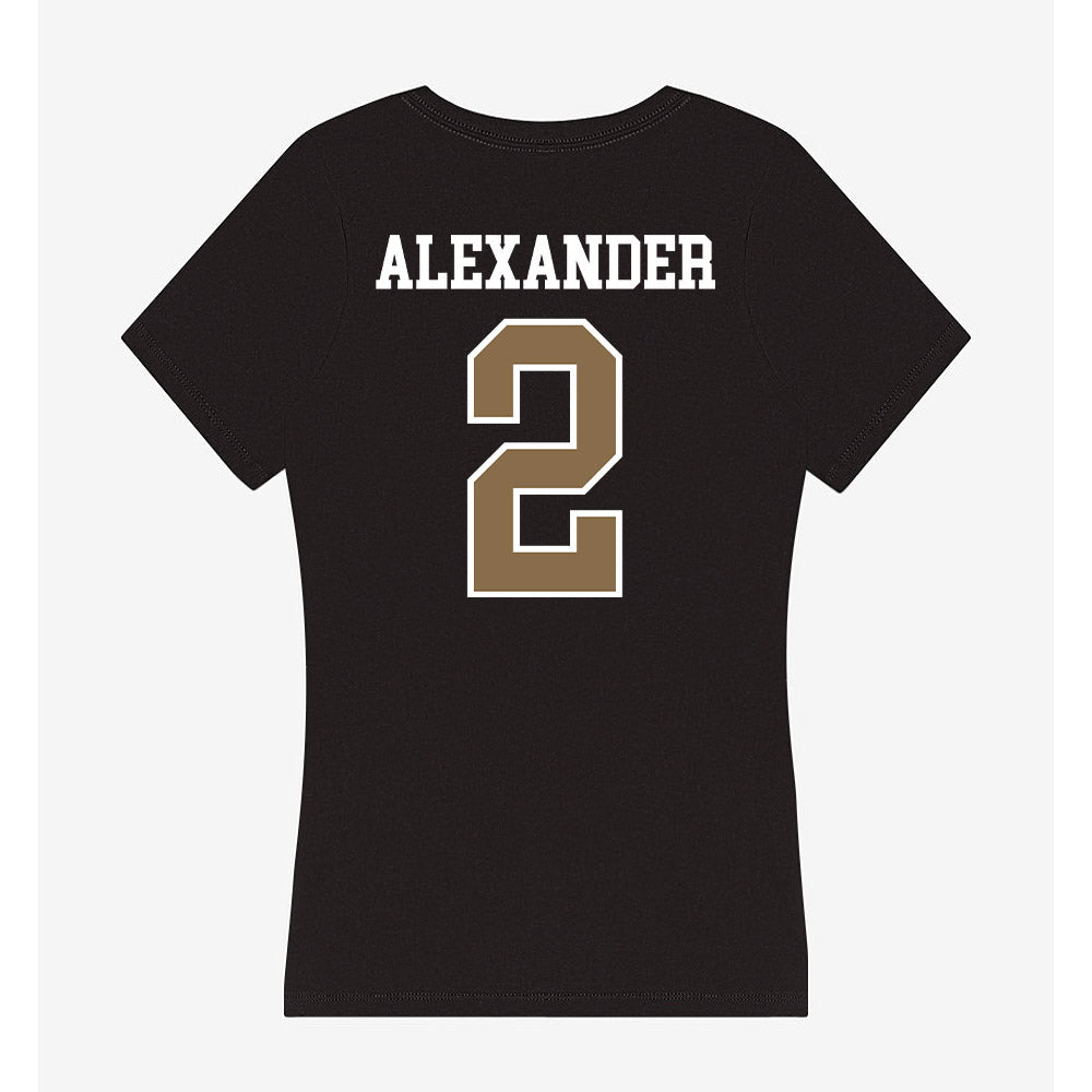 Wofford - NCAA Football : Colby Alexander - Women's V-Neck T-Shirt-1