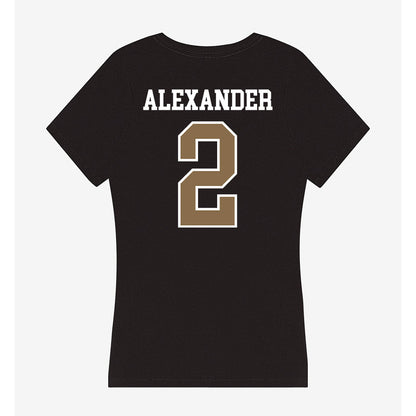 Wofford - NCAA Football : Colby Alexander - Women's V-Neck T-Shirt-1