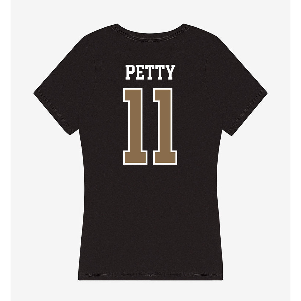 Wofford - NCAA Softball : Kalli Petty - Women's V-Neck T-Shirt-1