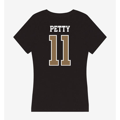 Wofford - NCAA Softball : Kalli Petty - Women's V-Neck T-Shirt-1