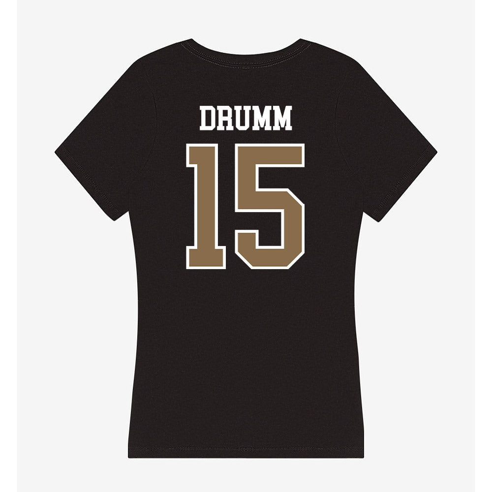 Wofford - NCAA Football : Ethan Drumm - Women's V-Neck T-Shirt-1