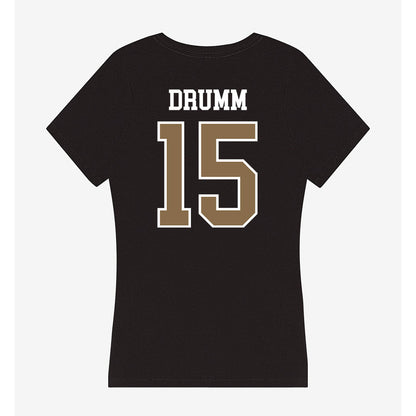 Wofford - NCAA Football : Ethan Drumm - Women's V-Neck T-Shirt-1