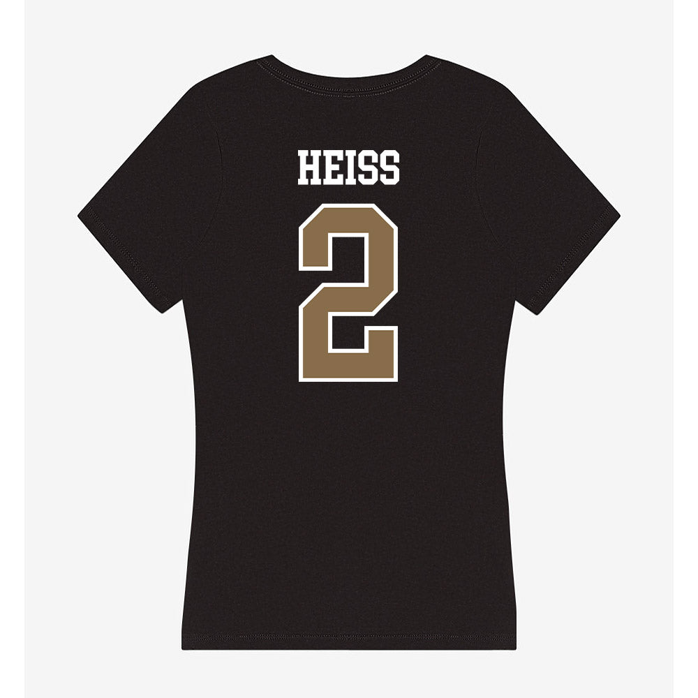Wofford - NCAA Women's Basketball : Maddie Heiss - Women's V-Neck T-Shirt-1