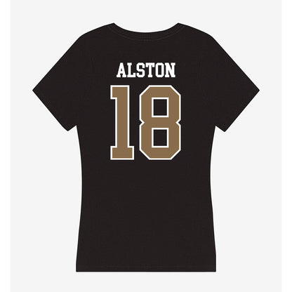 Wofford - NCAA Baseball : Miller Alston - Women's V-Neck T-Shirt-1